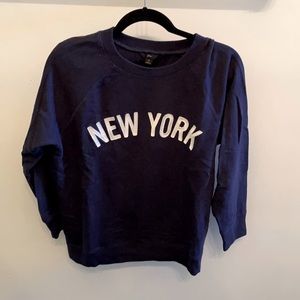 JCrew New York Sweater size M (Navy)